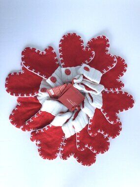 Christmas Utensil Holders, 12 Crate & Barrel Flatware Mittens
